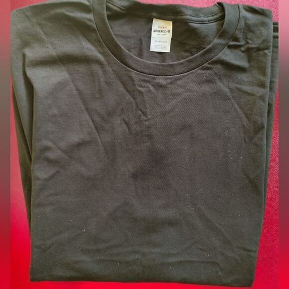 HANES ® BEEFY-T ® - 100% COTTON T-SHIRT NEW SIZE 4XL DARK BLACK - Picture 3 of 5